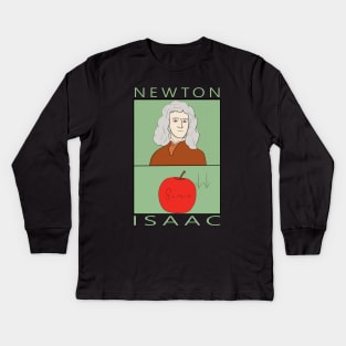 Isaac Newton Kids Long Sleeve T-Shirt